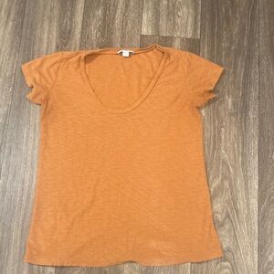 James Perse Burnt Orange Short Sleeve Tee size 1